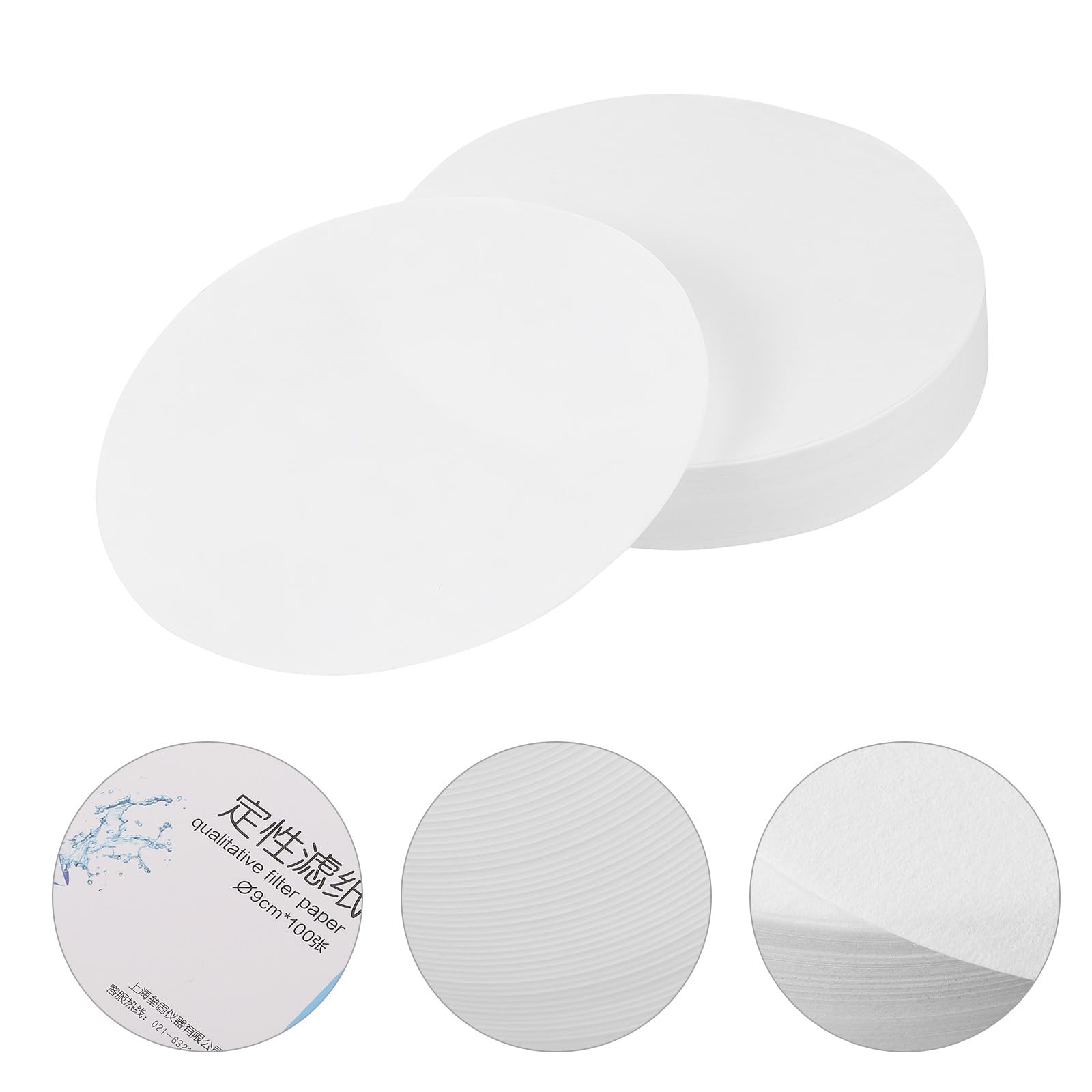 Mobestech Papier Filtre De Laboratoire 20 Feuilles - Qualitatif Pour Tests D'Huile