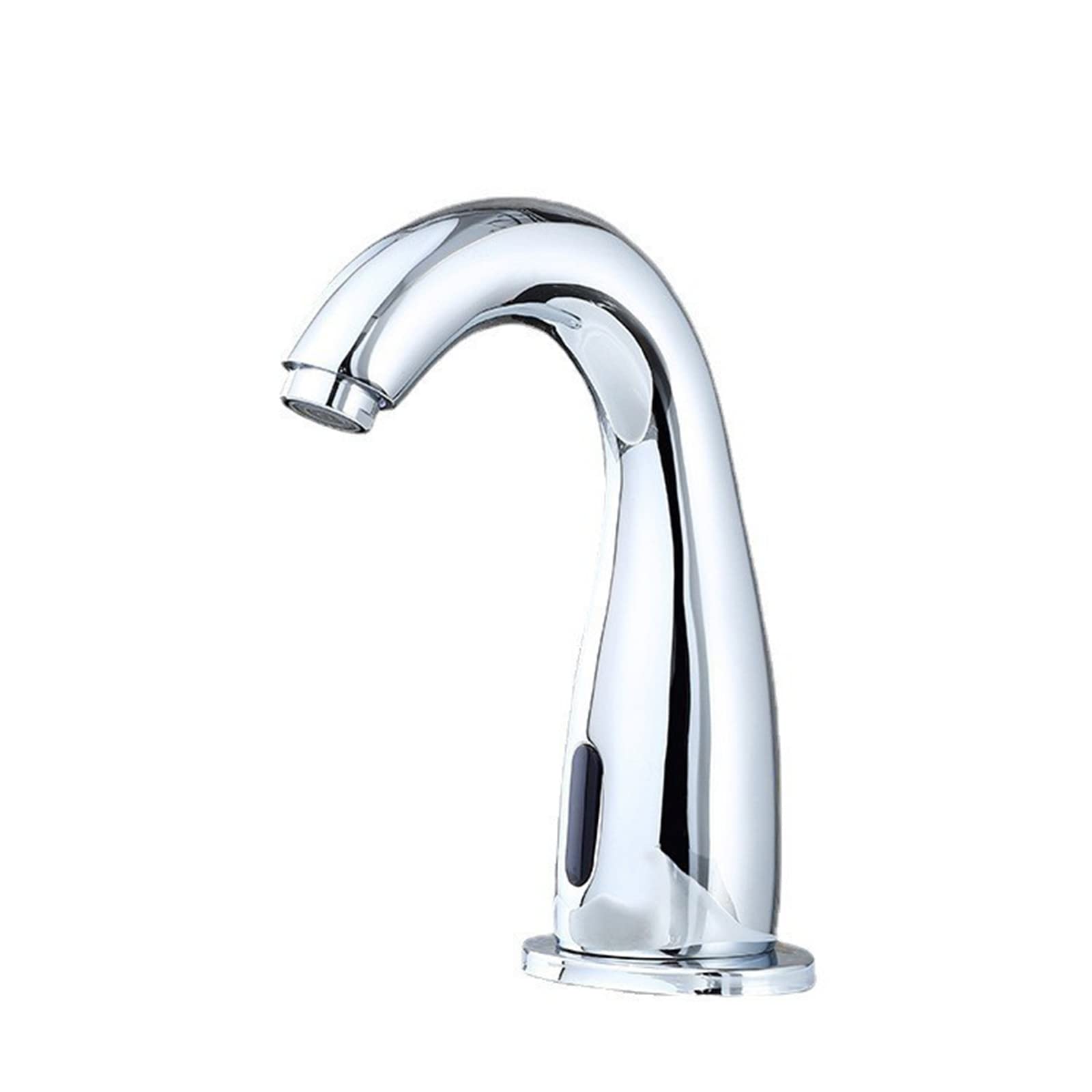 Robinet d'évier automatique chromé avec capteur eau chaude et froide