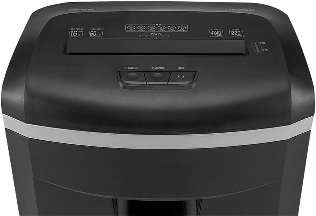 Paper Shredder Medium Long Shredding Single Shredding 16 A4 Office Shredding CDs Credit Cards
