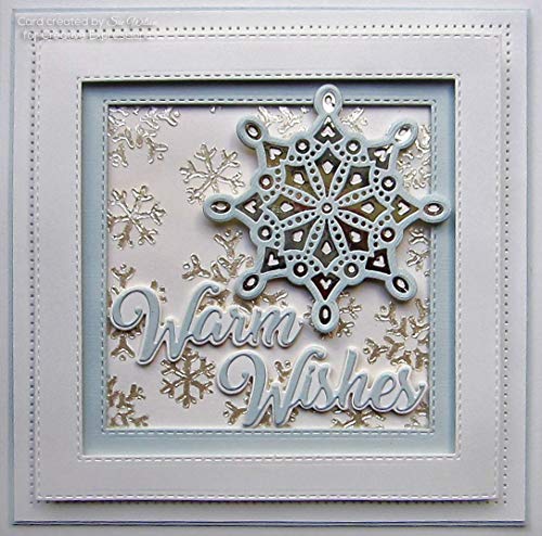 Sue Wilson Noble Expressions Winter Wishes Craft Die, Metal, Largest Die 7.4 x 3 cm - Image 2