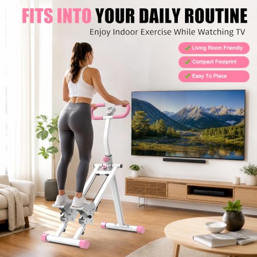 Image of Stair Stepper for Home-Upgrade Vertical Climber Workout Machine for Full-Body Exercise Climber Fitness Equipment with Stable Frame Adjustable Handlebar