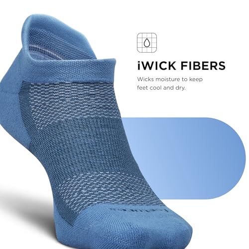 Image of Feetures High Performance Max Cushion Ankle Sock - Tab Socks for Women & Men with Heel Tab