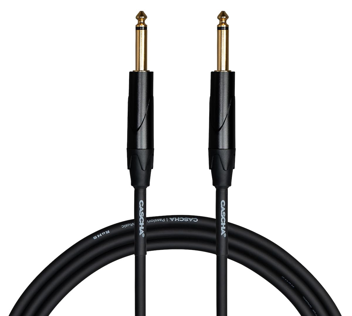 CASCHA Advanced Line Guitar Cable, Black, 3 m - Image 2