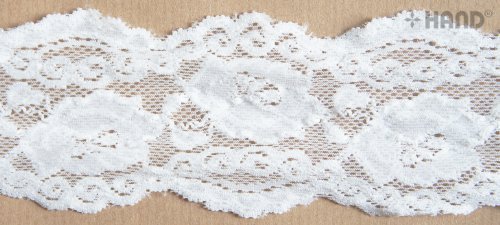 Dentelle extensible 55mm HAND 8016 parfaite pour une décoration de mariage romantique