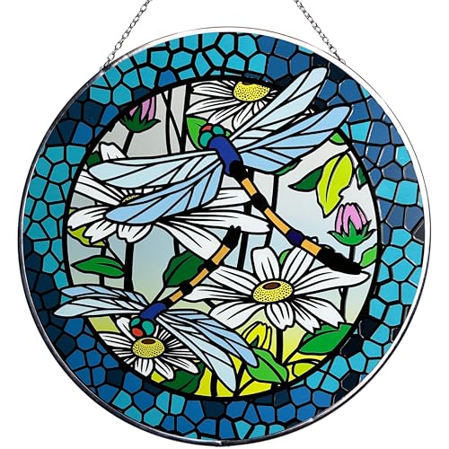 Hanway Suncatcher in Colorful Stained Glass 12