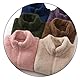 ANIMQUE Kleinkind Kinder Fleece Gilet Koralle Stehkragen Reißverschluss Ärmellos Jacke Oberbekleidung Frühling Herbst Winter Übergänge Jahreszeiten Niedlich Warme Weste, Aprikose 110