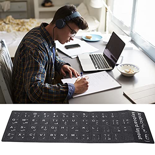 Pegatinas de teclado árabe para laptop PVC FOSA miniatura 5