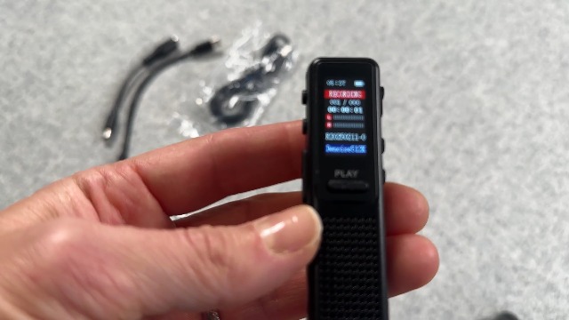 Mini Dictaphone Numérique 64 Go Avec Activation Vocale, Lecteur D