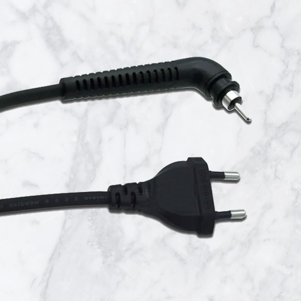 Anakel Home Cable de Alimentación Compatible con GHD 4.0B 4.2B 5.0B MK4.2 MK5, Giratorio, Negro, 1,50m