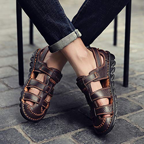 Men Summer Breathable Sandals Casual Outdoor Walking Slip On Driving Shoes4