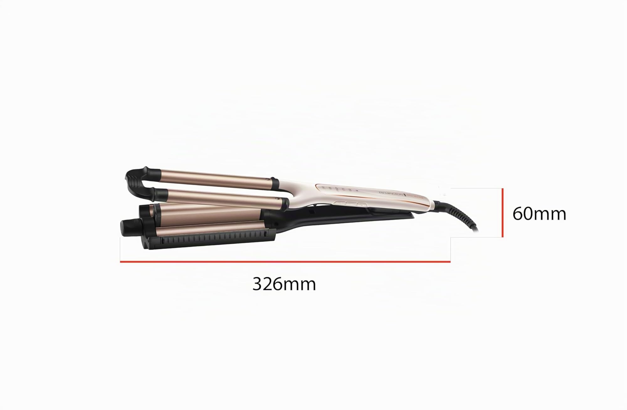 Remington Boucleur à cheveux [Cylindre ajustable: 4 styles d'ondulations] PROluxe (revêtement céramique,Technologie OPTIheat: chaleur constante ciblée,Contrôle digital de température 150-210°C) CI91AW