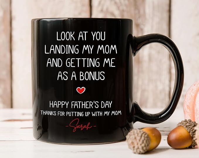 Taza personalizada divertida para padrastro 11 oz miniatura 1