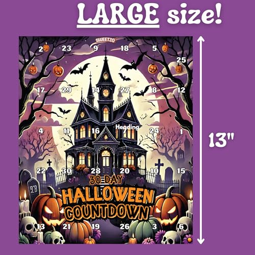 Halloween Candy Advent Calendar, 30 Day Countdown, 10.58 Oz - image 7