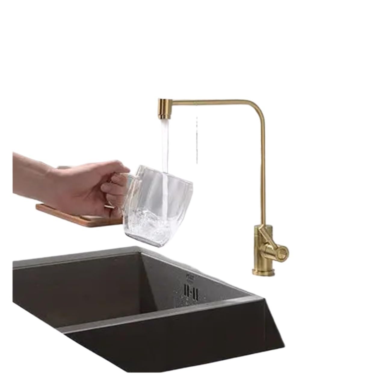 Robinet à boire en laiton pivotant pour simplifier la vaisselle quotidienne