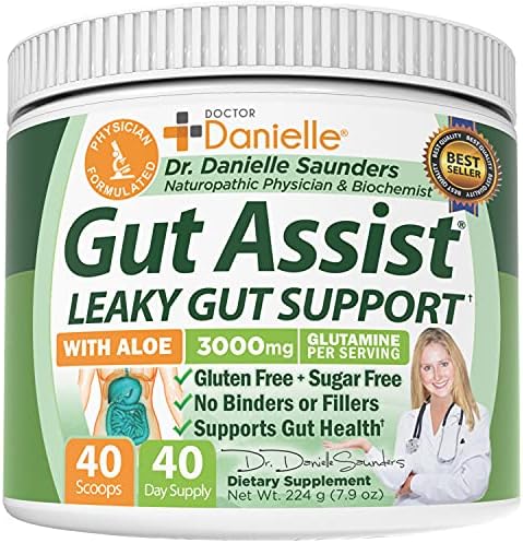 Gut Assist – Leaky Gut Repair Supplement Powder – Glutamine