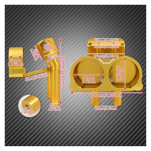 Tubes Commande D'instruments réglables pour ajuster votre guidon moto - 7