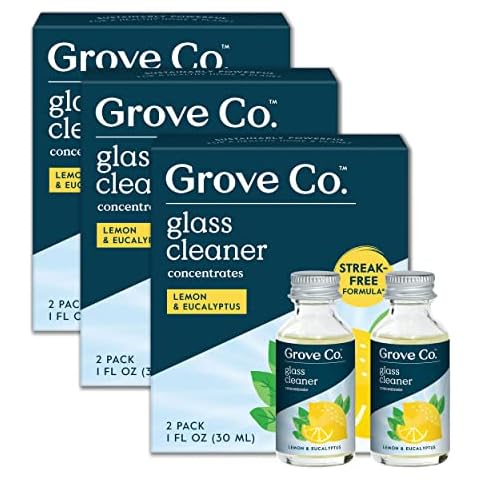 Grove Co. Glass Cleaner, Refill Concentrate Cover