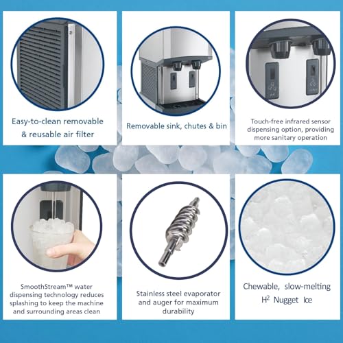 Fabricadora de Hielo Scotsman Meridian Touchfree 260 lb/día miniatura 5