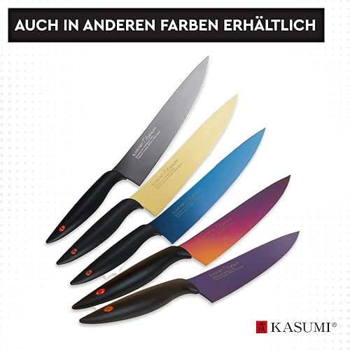 Miniatura 6 de Kasumi (Kasumi) Titanio sword-shapedCuchillo de cocina 20cm Gris 22020GR (Japón Importación)