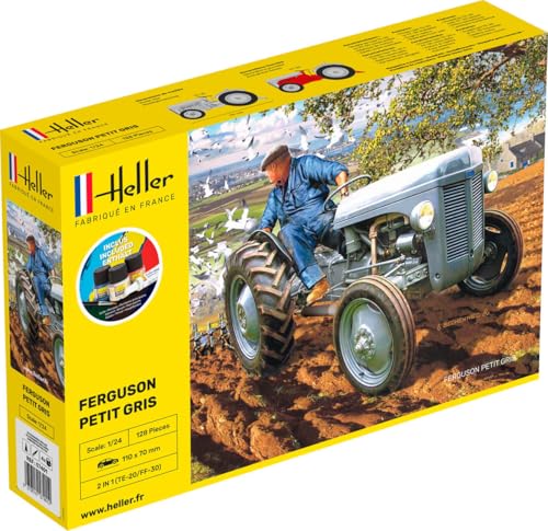 Heller 57401 Ferguson TE-20 Petit Gris Model Kit, Grey