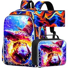 Uv Priting Flame Soccer Backpack