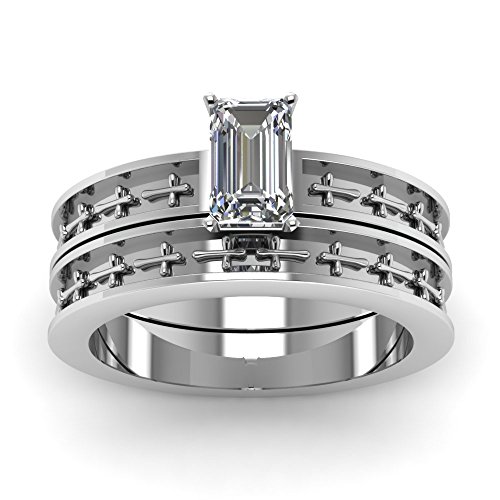 Bague solitaire émeraude argent sterling : cadeau idéal - 2