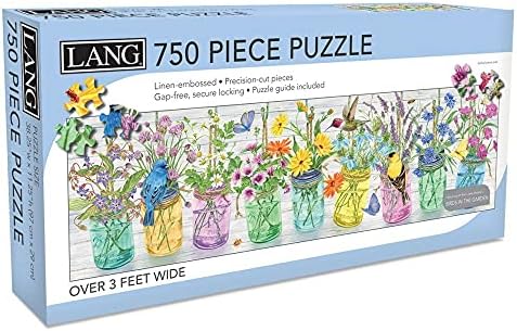 LANG Harvest Truck Panorama Puzzle - 750 Pieces, Linen Finish, Art Print Guide Included
