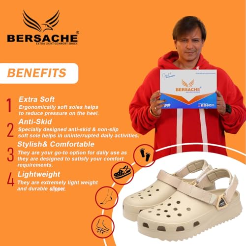 Image of BERSACHE Soft Classic Casual with Regular wear with Ultra Soft & Flexibility Technology Slipper for Men's /Boy
