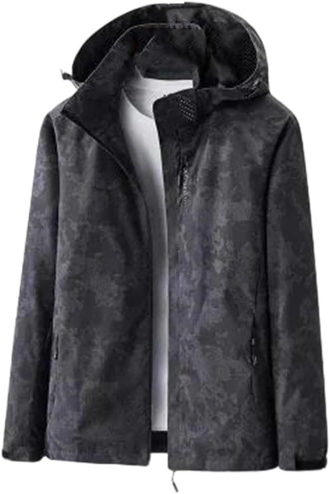 Unisex Mountaineering Jacket | Storm-Ready Water-Repellent| Quick-Dry Design | Camping Hiking
