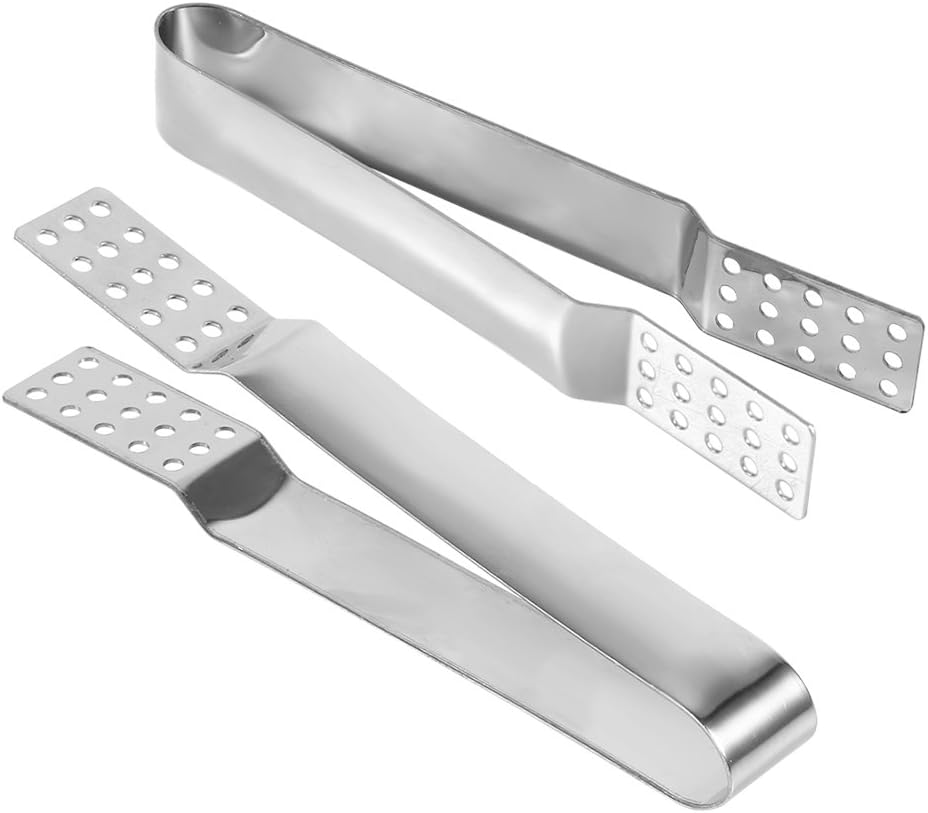 Tea Bag Squeezer,Stainless Steel Tea Bags Clips,for Loosing Leaf,Gripping Ice Cube,Sugar,Steeper Tongs,Strainer Holder Grip,Tea Strainers and Filters,Teas Bag Strainer Tongs