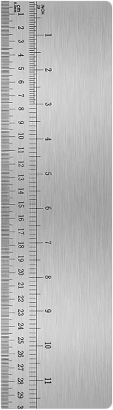12 Inch Cake Scraper Smoother with Scale, Metal Cake Edge Smoother | Icing smoother and frosting scraper for buttercream leveling, tall cake side smoothing and cleaner top edge finishing