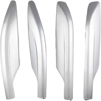 Compatible for Nissan X-Trail T32 2014 2015 2016 20172021 Rogue Car Roof Rack Cover Silver Luggage Bar Rail End Shell Cap Trim Accessories4pcs