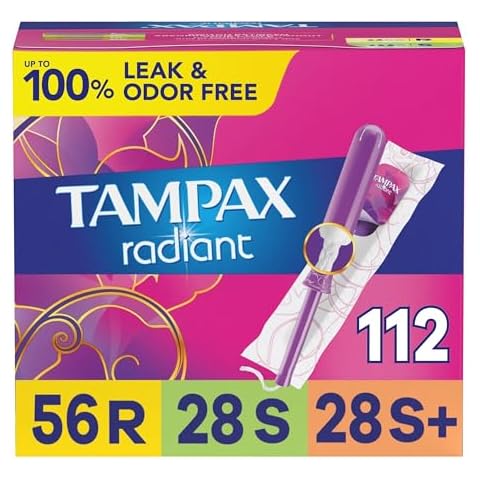 Tampax Radiant Tampons Multipack Cover