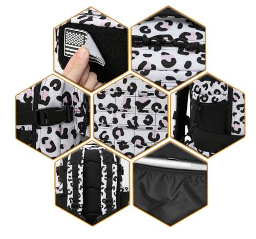 Miniatura 6 de Qt Qy Mochila Táctica Militar De 25l Para Hombres, Con Corte Láser Molle, Mochila De Supervivencia Pequeña, Bolsa De Gimnasio, Mochila Con Soporte Para Dos Tazas Y Para Uso Diario