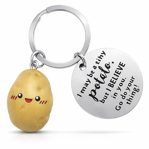 Inspirational Potato Keyring