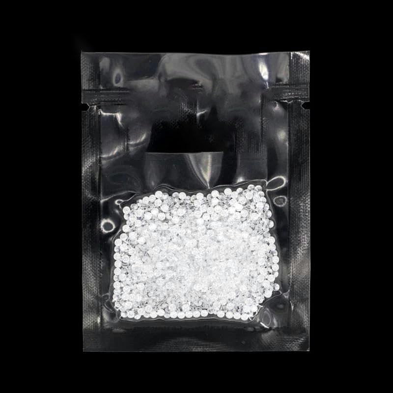 Gemas de circonita de tamaño pequeño 5A, 0,6 a 2,4 mm, 10 a 10 000 unidades, piedras de circonita cúbica blanca redondas, piedras sueltas de corte brillante, 10 000 unidades, 1,8 mm