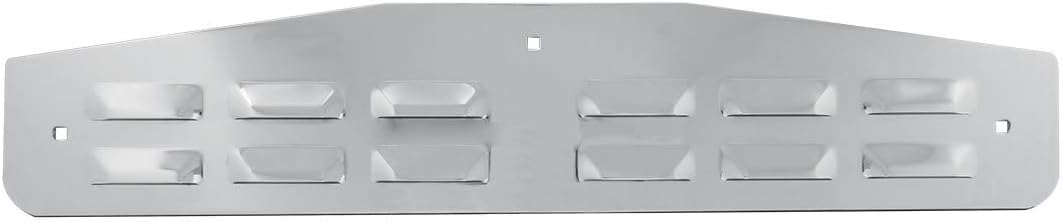 GG Grand General 30290 Chrome Louver Style Mud Flap Bottom Plate, 5"" x 24"""