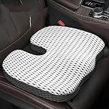 Car Booster Seat Cushion for Opel Astra H Hatchback 2004-2009, Ergonomic U-Shaped Memory Foam Driver Seat Cushion Coccyx Pillow to Improve Driving View Travel Accessorie,Light Gray