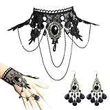 【Auffälliges Schmuck】-- Ein richtiger Hingucker, zu einer Corsage sehr passend, Schmiegt sich gut dem Dekolleté an. Sie können diese Halskette mit einem roten Spitzenkleid bei einer Hochzeit tragen und es wird perfekt sein.