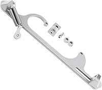 Vista 9 de Soporte de cable del acelerador para 4150 4160 Series Soporte de carburador ajustable Soportes de acelerador de aluminio (negro)