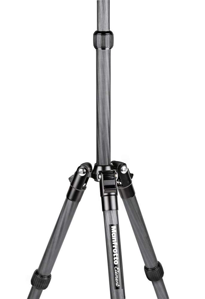 Manfrotto MKELES5CF-BH Element Traveller Treppiede in Carbonio, Piccolo, Nero