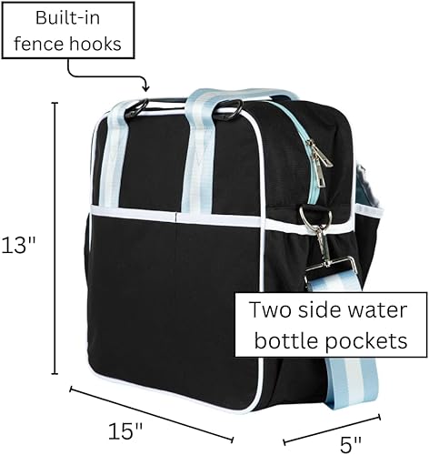 Miniatura 4 de Bolsa de pickleball Prepster - Bolso de pickleball para mujer - El epítome del estilo, la funcionalidad y la durabilidad