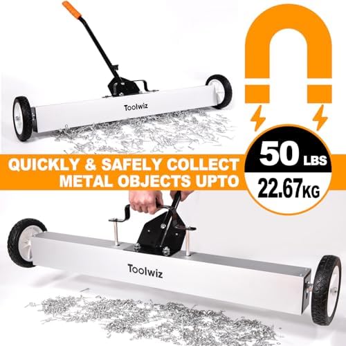 Buy Toolwiz 36 Sweeper with Wheels 50 Lbs Capacity Rolling
