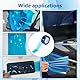 nbeads 400 m Blaue Oberflächen-Schutzfolie, 5cm Breites PE Abdeckfolie Barrier Film Roll Staubschutzfolie Glasschutzfolie Für Fenster Glas Metall Kunststoff