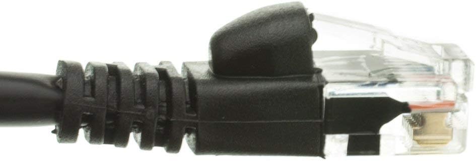 eDragon Cat5e Ethernet Patch Cable, Snagless/Molded Boot, 5', Black, Pack of 10 (ED754167)