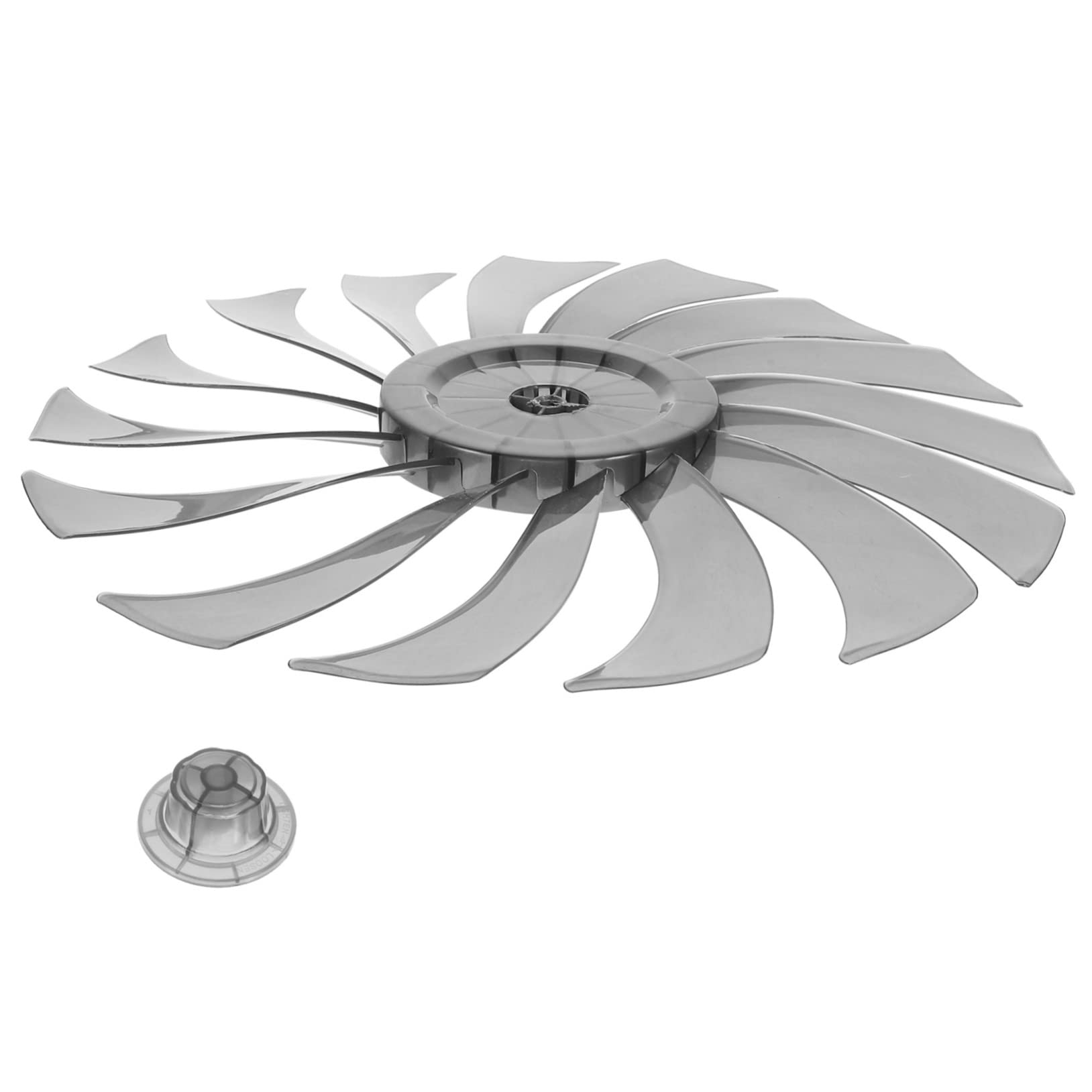 SEWOART Fan Blades Replacement 14 inch Universal 15 Leaves PP Material Standing Pedestal Floor Fan Simple Installation General Accessories