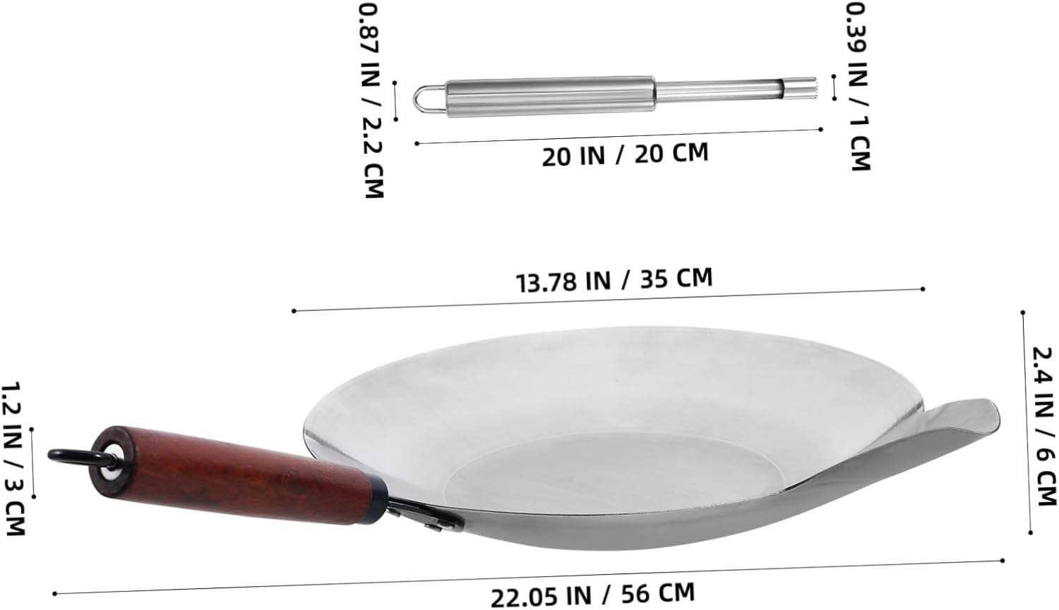 PRETYZOOM 2pounds Chocolate Melting Pot Non-stick Melting Pan for Home Commercial Use Iron Pot for Chocolate Cheese and Butter Ergonomic Handle for Easy Pouring