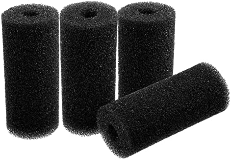 Qzbhct 5.9″ Pre-Filter Foam Replacement Sponge Filtration Kit for Pond Aquarium Fish Tank, 4 Pack
