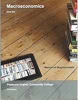 Macroeconomics ECO 201 (Piedmont Virginia College) 1308140940 Book Cover