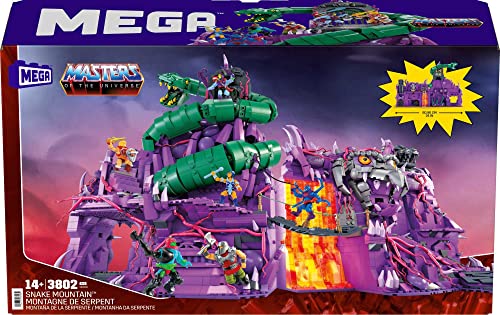 Mega Motu Superhero Toy Building Set For Adults, Collectible Masters Of The Universe With He-Man, Skeletor And More, Vintage Packaging #TOP5